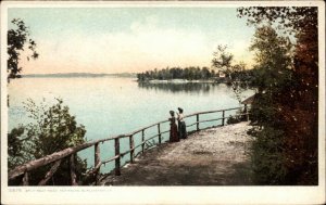 Burlington Vermont VT Split Rock Rd Red Rocks 10879 Detroit Pub  c1910 Postcard