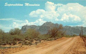 SUPERSTITION MOUNTAIN Arizona US 70 Apache Trail c1960s Vintage Postcard