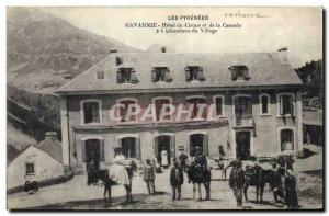 Postcard Old Hotel Advertisement Cirque Gavarnie