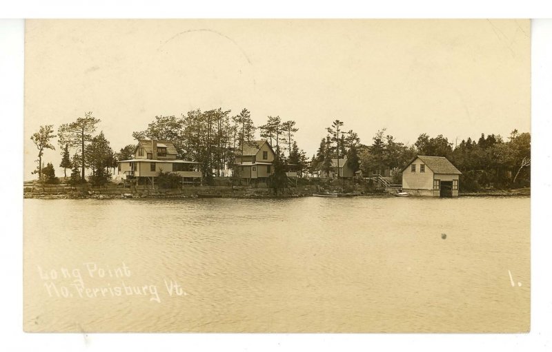 VT - North Ferrisburg. Long Point. *RPO- Burlington & Boston Railroad  RPPC