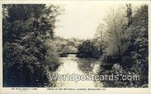 Real Photo - Botanical Gardens Melbourne Australia Postal Used Unknown, Missi...