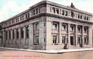 Vintage Postcard 1909 American Insurance Company Building Newark New Jersey NJ