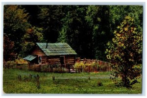 1912 Old Homestead Exterior House Field Evansville Indiana IN Vintage Postcard 