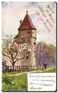 Old Postcard Fancy Small castle