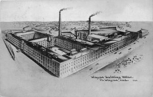 c1905 Ft. Wayne Indiana Knitting Mill occupation undivided Postcard 26-121