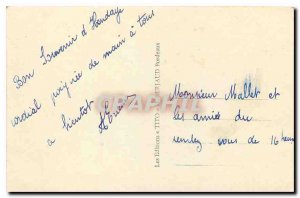 Old Postcard The Beach Hendaye the Jaizquibel