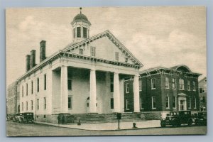 FLEMINGTON NJ HUNTERDON COUNTY COURT HOUSE VINTAGE POSTCARD