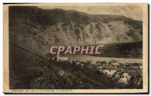 Old Postcard Beilstein Mit Klosterruine Stubben