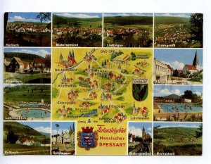 239061 GERMANY Hessischer Spessart old photo collage postcard