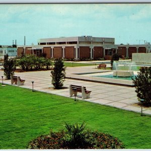 1965 Jacksonville, Fla Greetings Library Civic Center Plaza Fountain Square A225