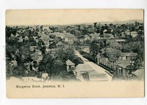 271174 WEST INDIA JAMAICA Kingston West Vintage postcard