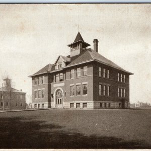 c1910s Blooming Prairie, MN High School Litho Photo Pearson Postcard Minn A166