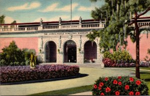 Florida Sarasota Ringling Art Museum Entrance Curteich