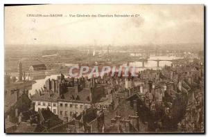 Old Postcard Chalon Sur Saone Vue Generale Des Chantiers Schneider & Co.