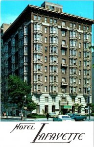 Washington, DC ~ HOTEL LAFAYETTE Near White House ca1960's ADVERTISING Postcard