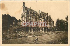 Postcard Old Cleres Zoological Park (Seine Inf) South Facade and Garden