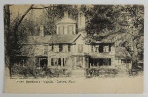 Concord Massachusetts Hawthorne's Wayside c1906 Postcard S17