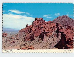 Postcard Praying Monk, Camelback Mountain, Phoenix, Arizona