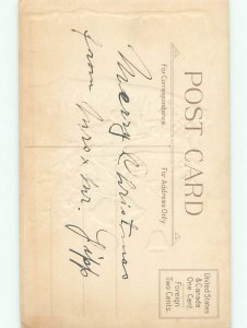 Divided-Back CHRISTMAS BIRDS SCENE Pretty Postcard W8556