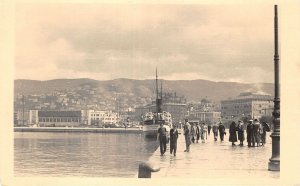 Lot 78 trieste italy real photo ship trieste