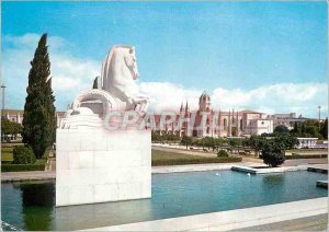Postcard Modern Lisboa (Portugal) Empire Square