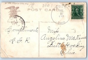 DPO (1876-1976) Frost OH Postcard View Of Whirlpool Niagara Falls New York NY