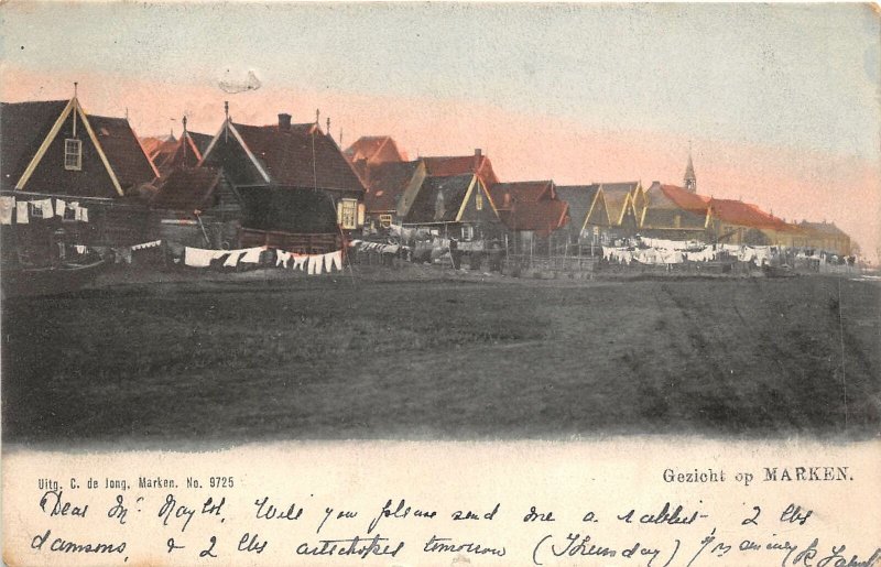 br104911 gezicht op marken netherlands