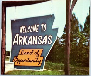 M-56941 Signage Welcome to Arkansas Land of Opportunity