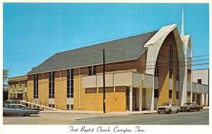 Covington, TN Tennessee  FIRST BAPTIST CHURCH  Tipton County  ca1960's Postcard