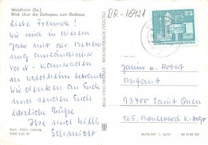 BR16421 Waldheim blick uber die Zschopau zum rathaus  germany