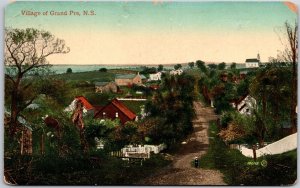 1912 Village Of Grand Pre Nova Scotia Canada Residential Houses Posted Postcard