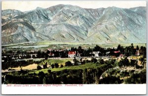 Mount Lowe From San Rafael Heights Pasadena California CA Mountains  Postcard