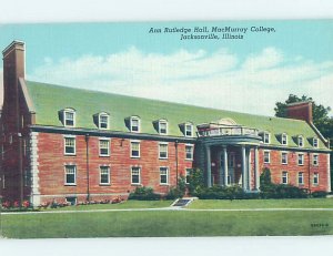 Pre-Chrome COLLEGE SCENE Jacksonville - Near Springfield Illinois IL AG7645