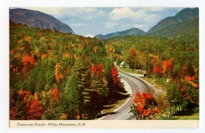 Postcard Franconia Notch White Mountains New Hampshire Standard View Card 