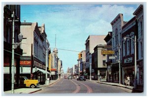 Charleston South Carolina SC Postcard  King Street Main Retail District c1960s