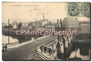 Old Postcard Epernay Le Pont De La Marne