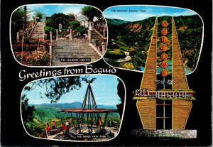 Greetings from Baguio Republic of the Philippines Postcard PC70