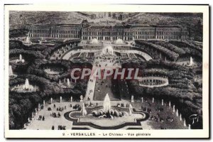 Old Postcard Versailles Chateau Vue Generale