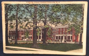 Used Postcard w/Corner Crease Women’s College Greenville SC LB