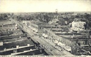 Looking North From Courth House - Nevada, Iowa IA