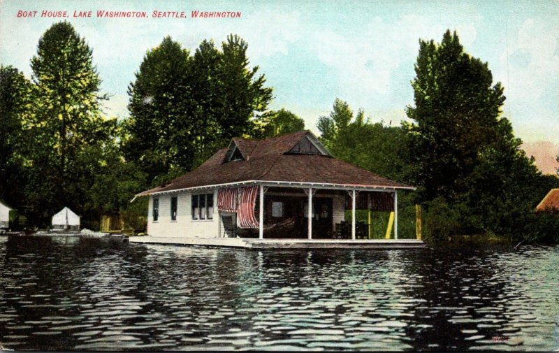 Washington Seattle Lake Washington Boat House