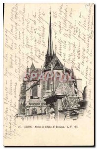 Old Postcard Dijon Apse of the Church of St Benigne