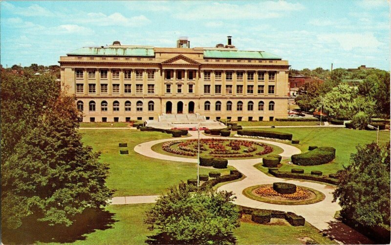 Memory Gardens Civic Center Mall Toledo Ohio Garden US Court Welfare Postcard 