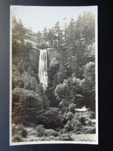 Wales Denbighshire LLANRHAIADR WATERFALLS - Old RP Postcard by A.W.H.