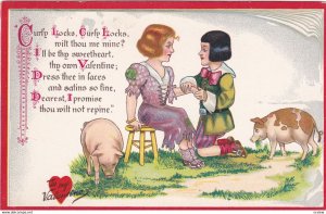 VALENTINE'S DAY : TUCK Little Nursery Lovers , Curly Locks , 00-10s