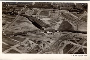 Netherlands Rotterdam Hofplein met omgeving Train Station K.L.M.  Postcard Z14