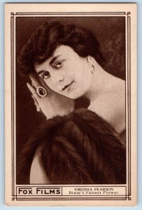 Virginia Pearson Postcard Fox Films Dixie's Fairest Flower Studio Portrait