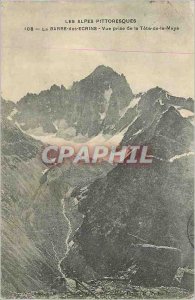 Old Postcard The Alps picturesque 108 bar of taking the head of the ecrins vi...