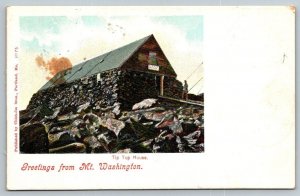 Tip Top House Mt. Washington  New Hampshire  Postcard  1904