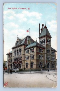 Post Office Building Covington Kentucky KY 1907 DB Postcard Q6